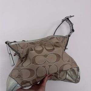 Coach Signature Canvas Shoulder Bag